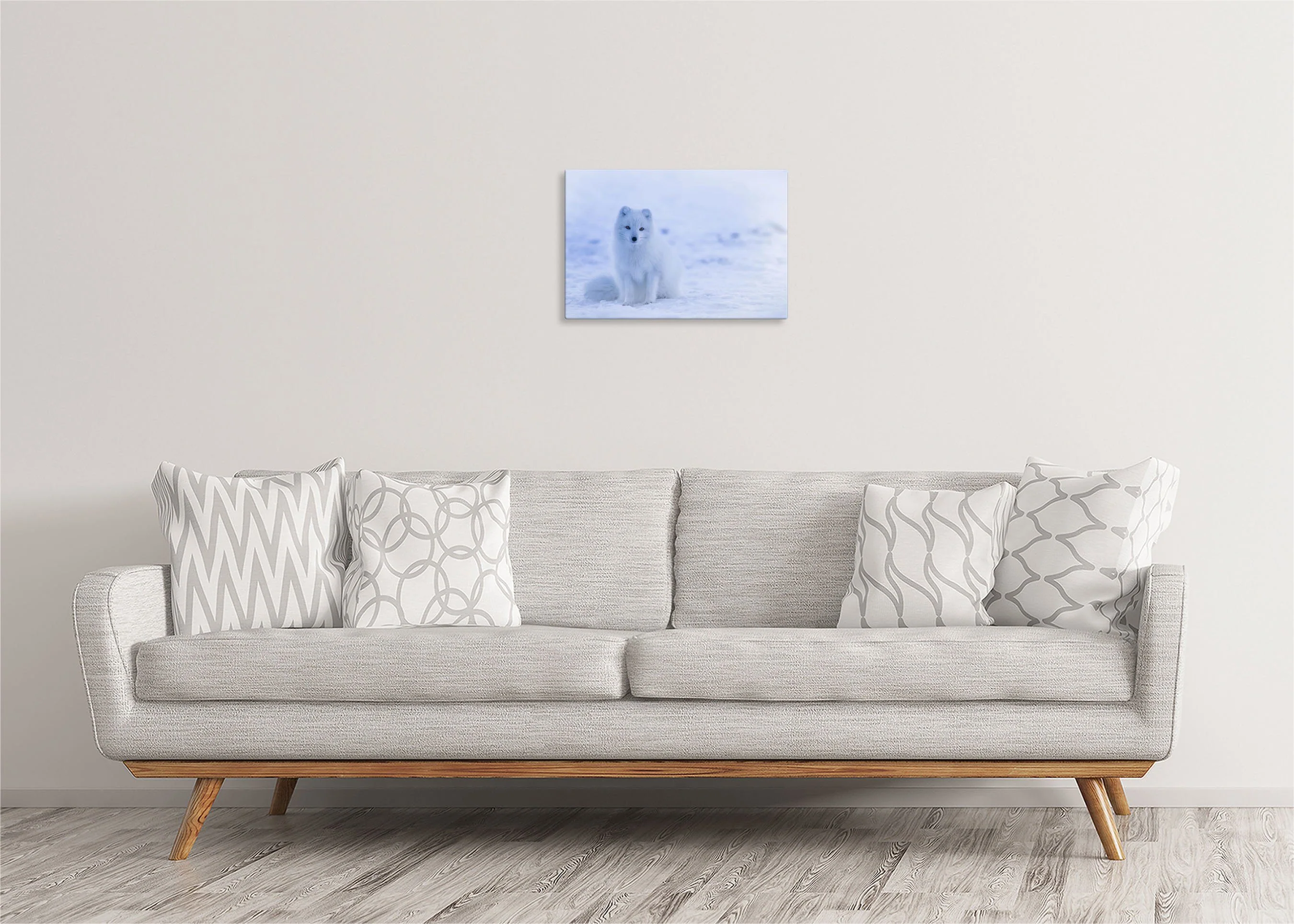 Arctic Fox | Gallery Wrap Wall Canvas - Image 3