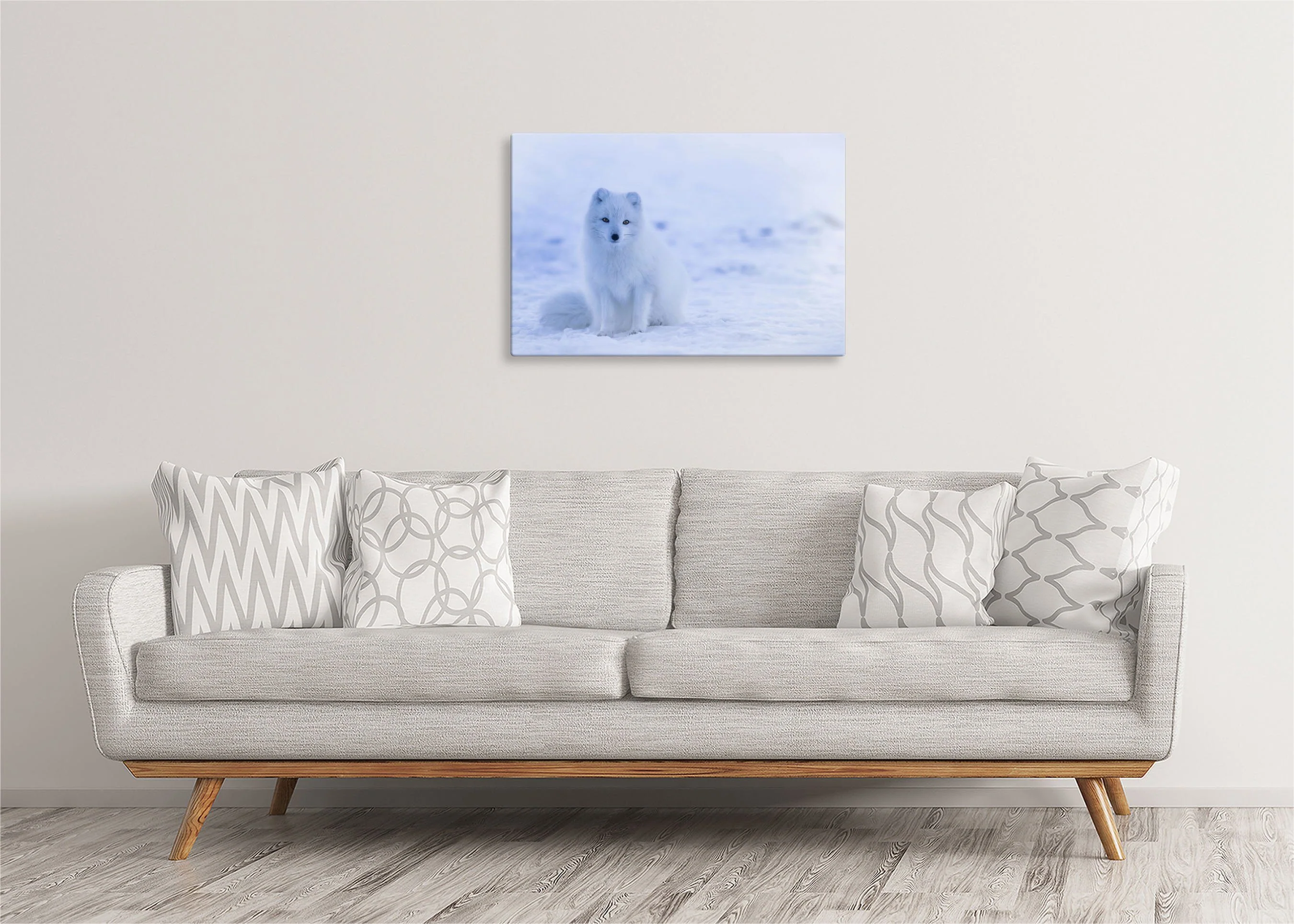 Arctic Fox | Gallery Wrap Wall Canvas - Image 4