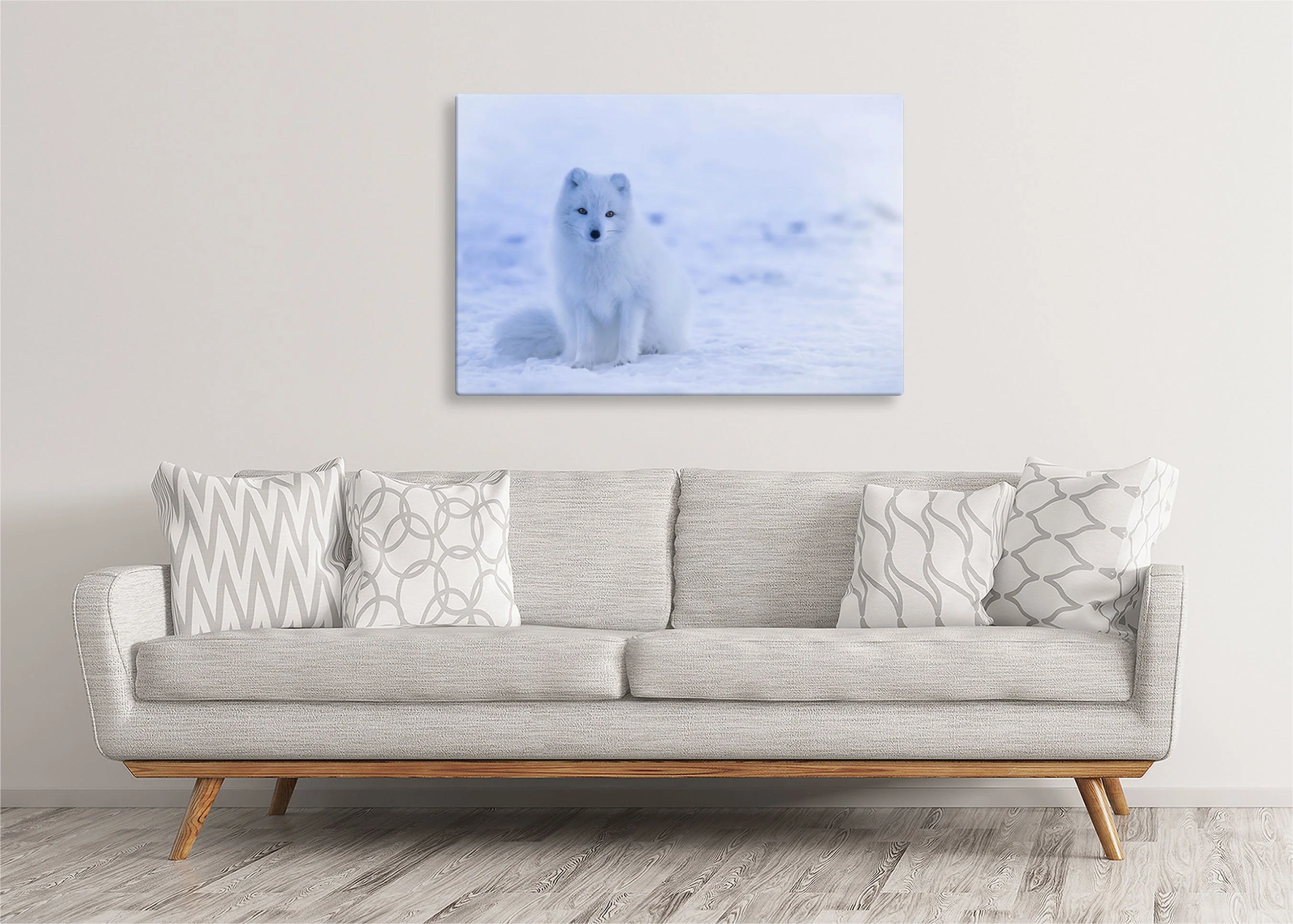 Arctic Fox | Gallery Wrap Wall Canvas - Image 5