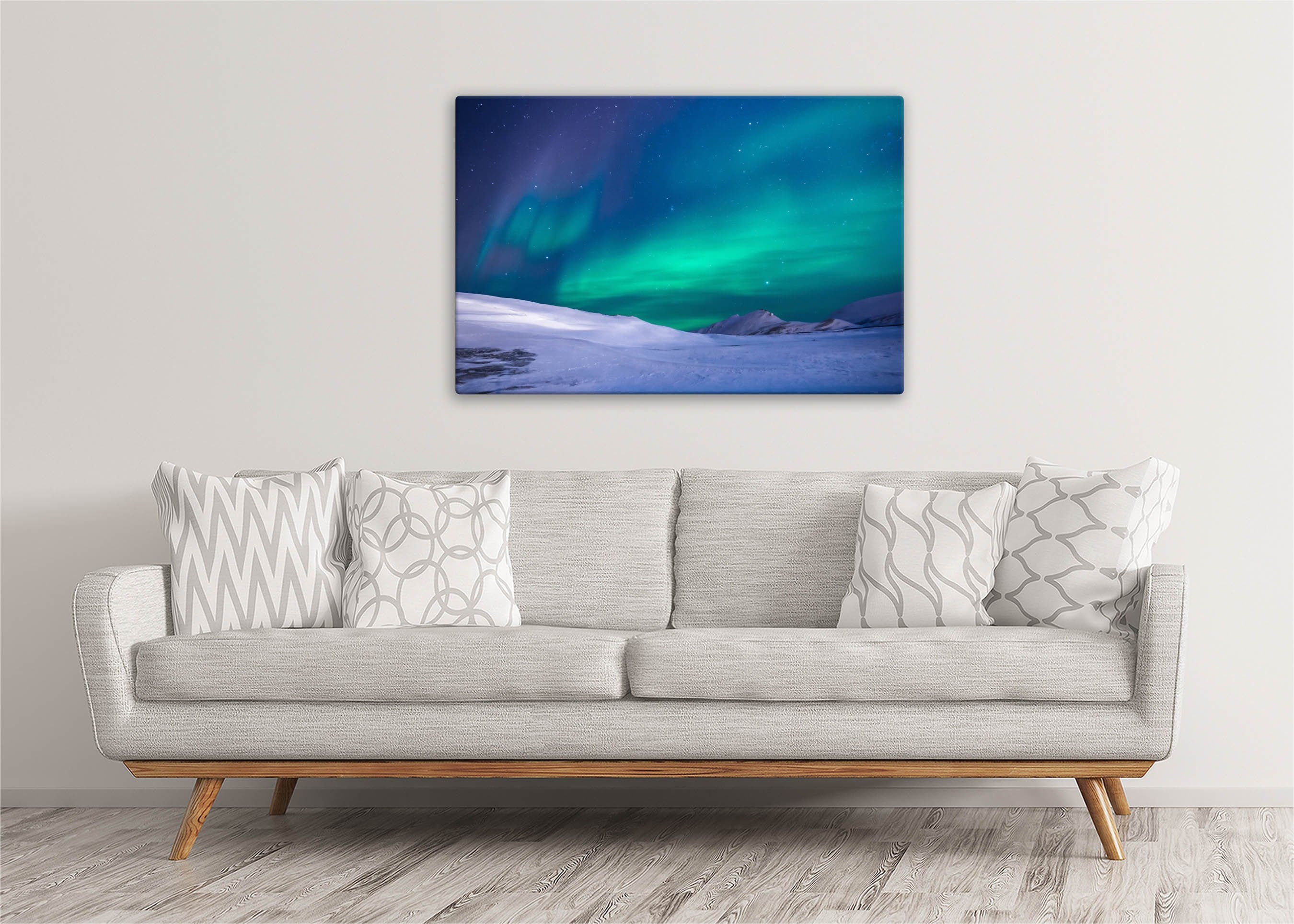 Aurora Borealis | Gallery Wrap Wall Canvas - Image 4
