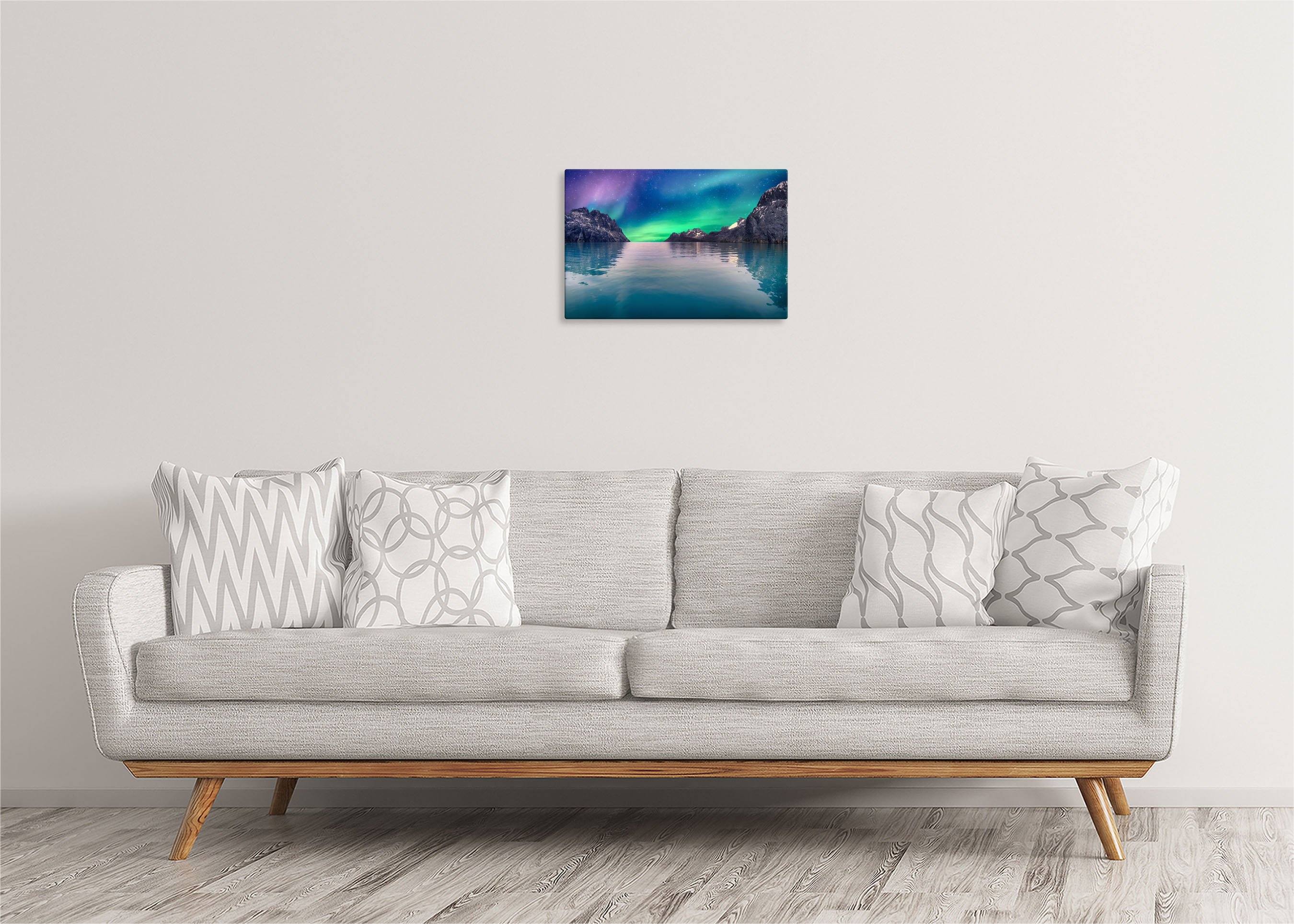 Aurora Lake | Gallery Wrap Wall Canvas - Image 3