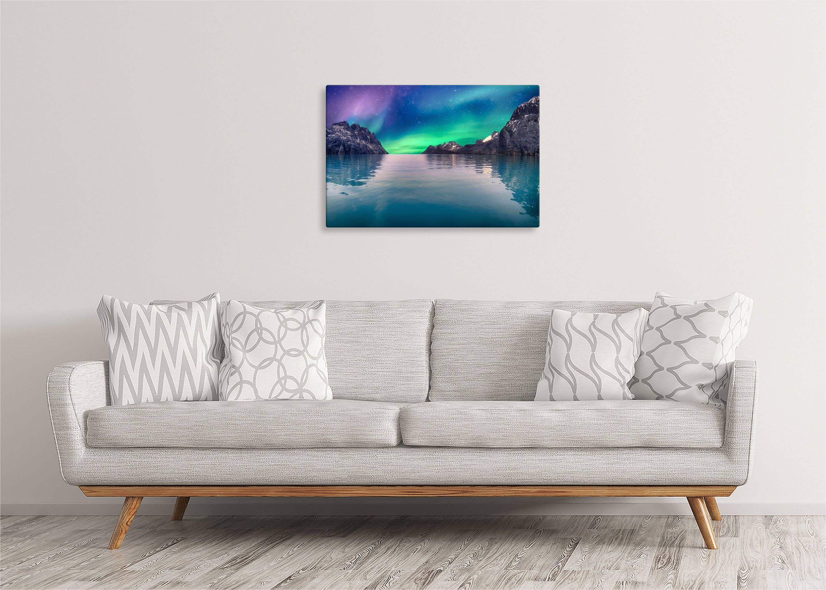 Aurora Lake | Gallery Wrap Wall Canvas - Image 4