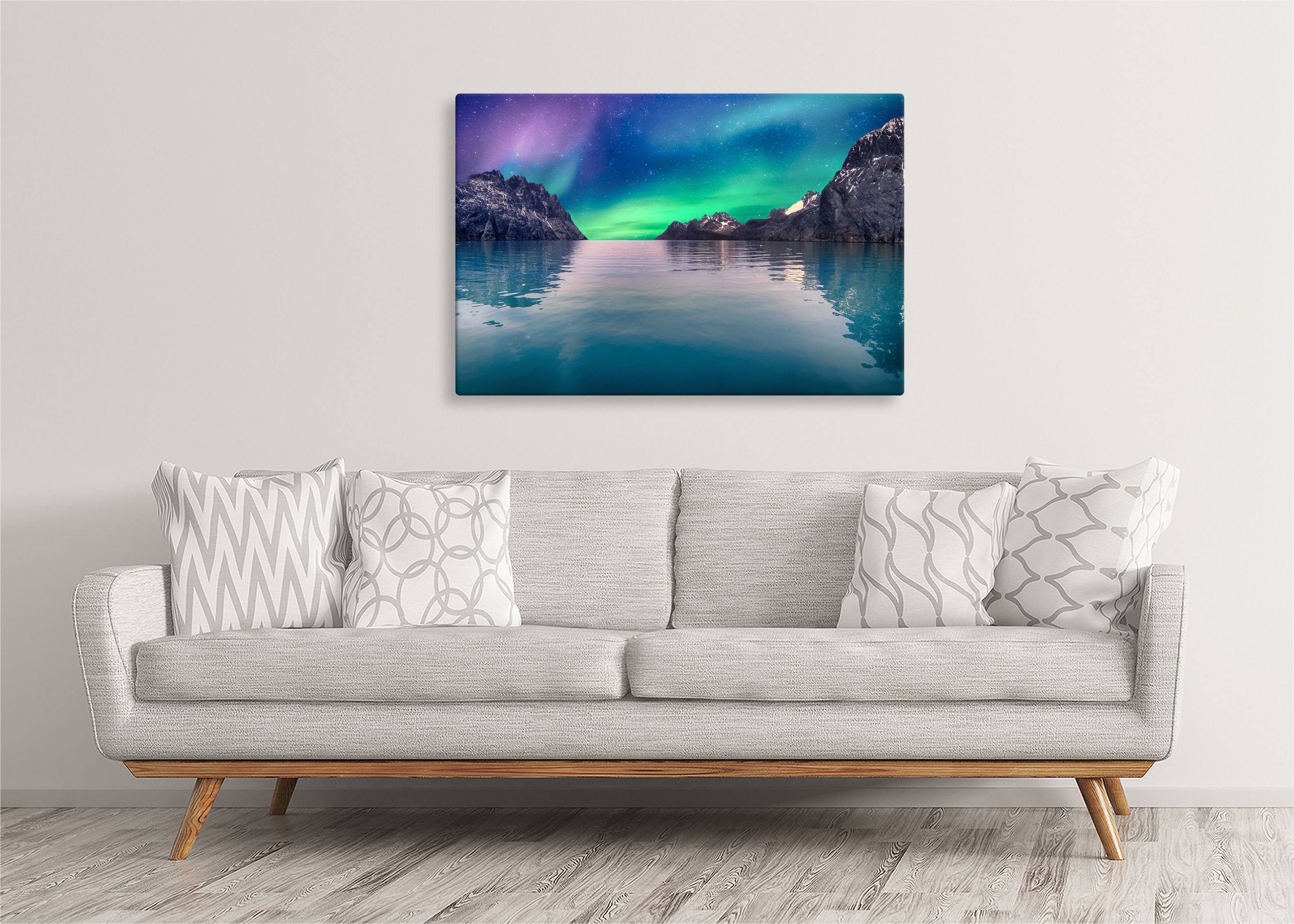 Aurora Lake | Gallery Wrap Wall Canvas - Image 5