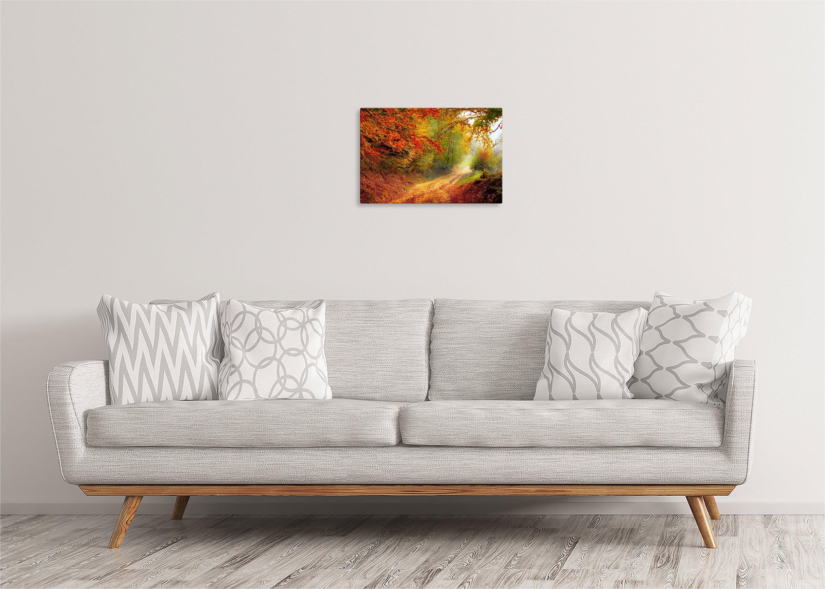 Autumn Road | Gallery Wrap Wall Canvas - Image 3