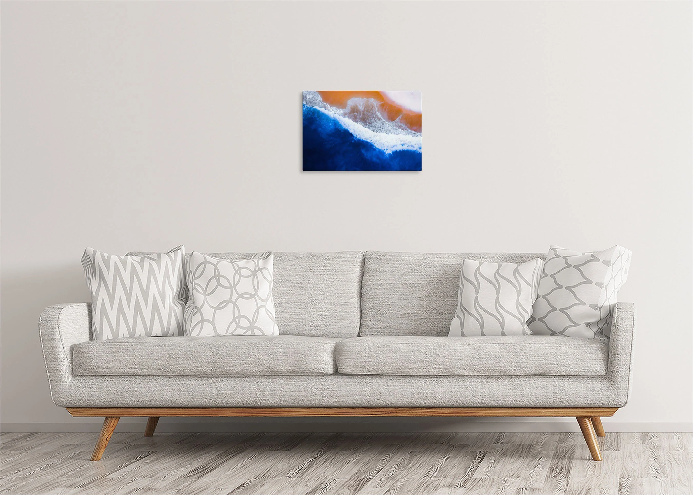 Blue Surf | Gallery Wrap Wall Canvas - Image 3