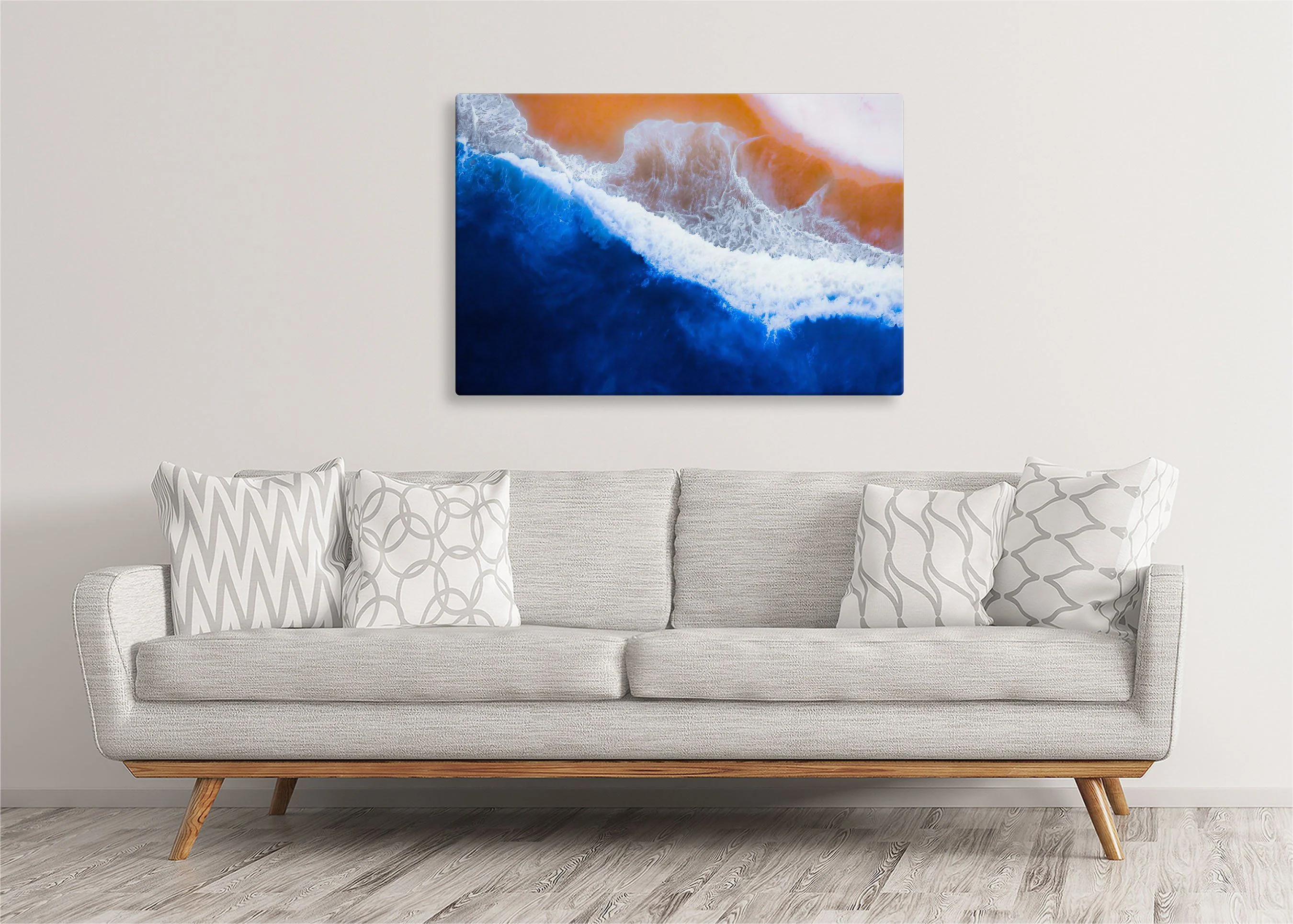 Blue Surf | Gallery Wrap Wall Canvas - Image 5