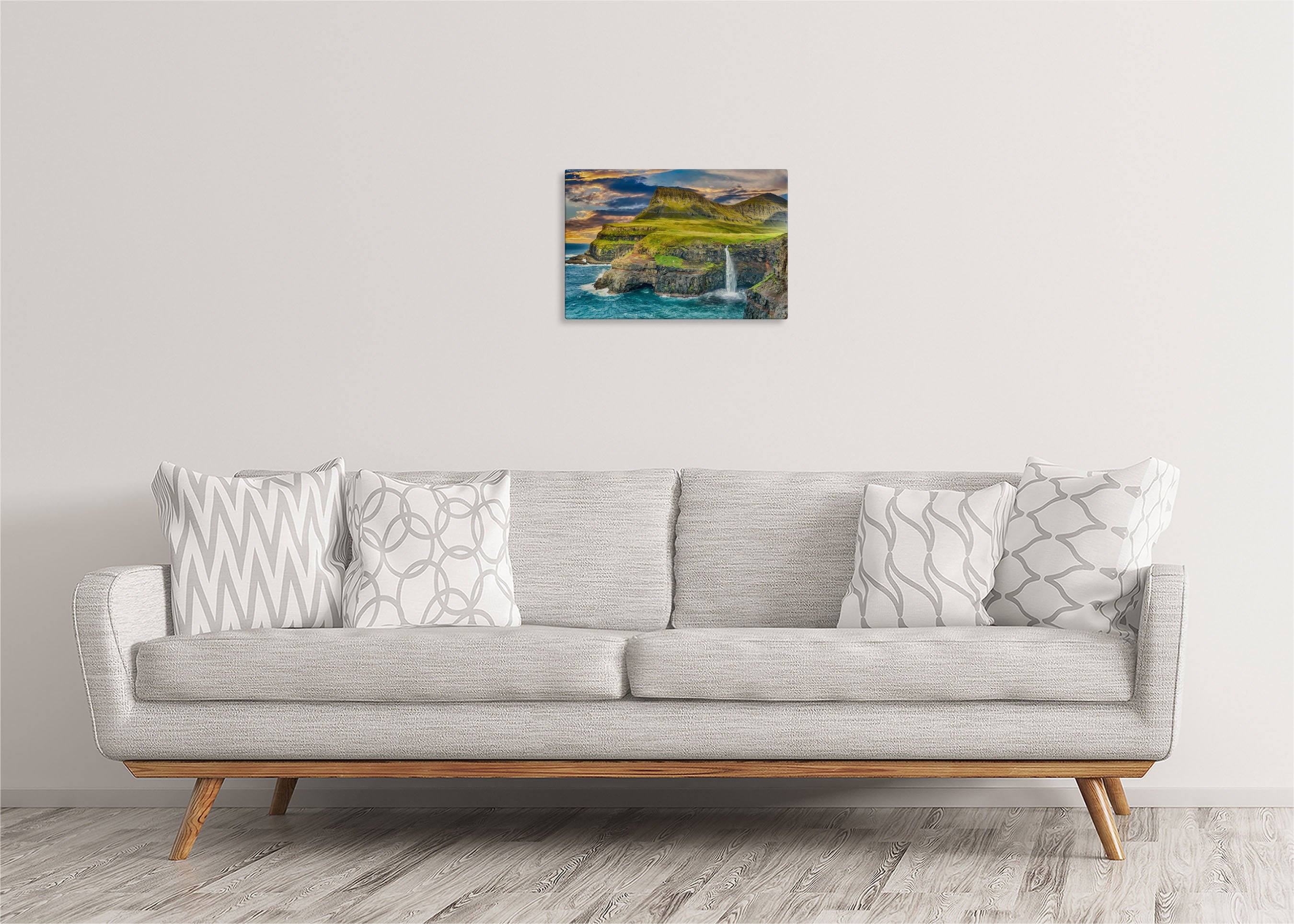 Coastal Falls | Gallery Wrap Wall Canvas - Image 3