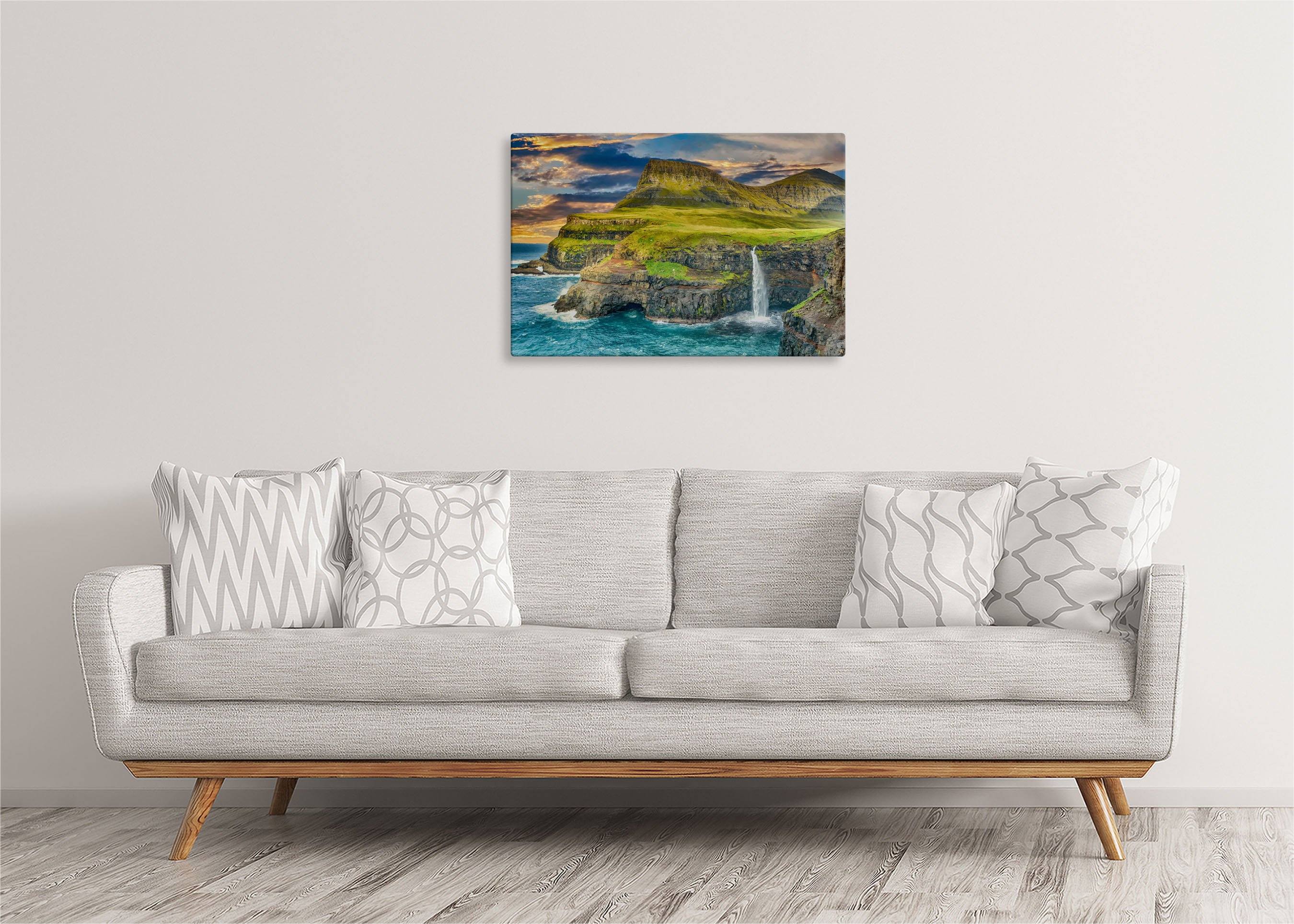 Coastal Falls | Gallery Wrap Wall Canvas - Image 4