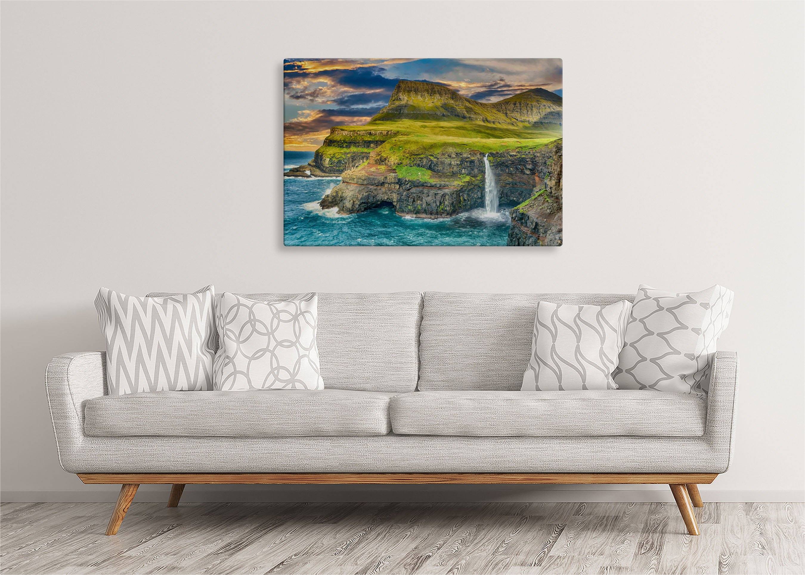 Coastal Falls | Gallery Wrap Wall Canvas - Image 5