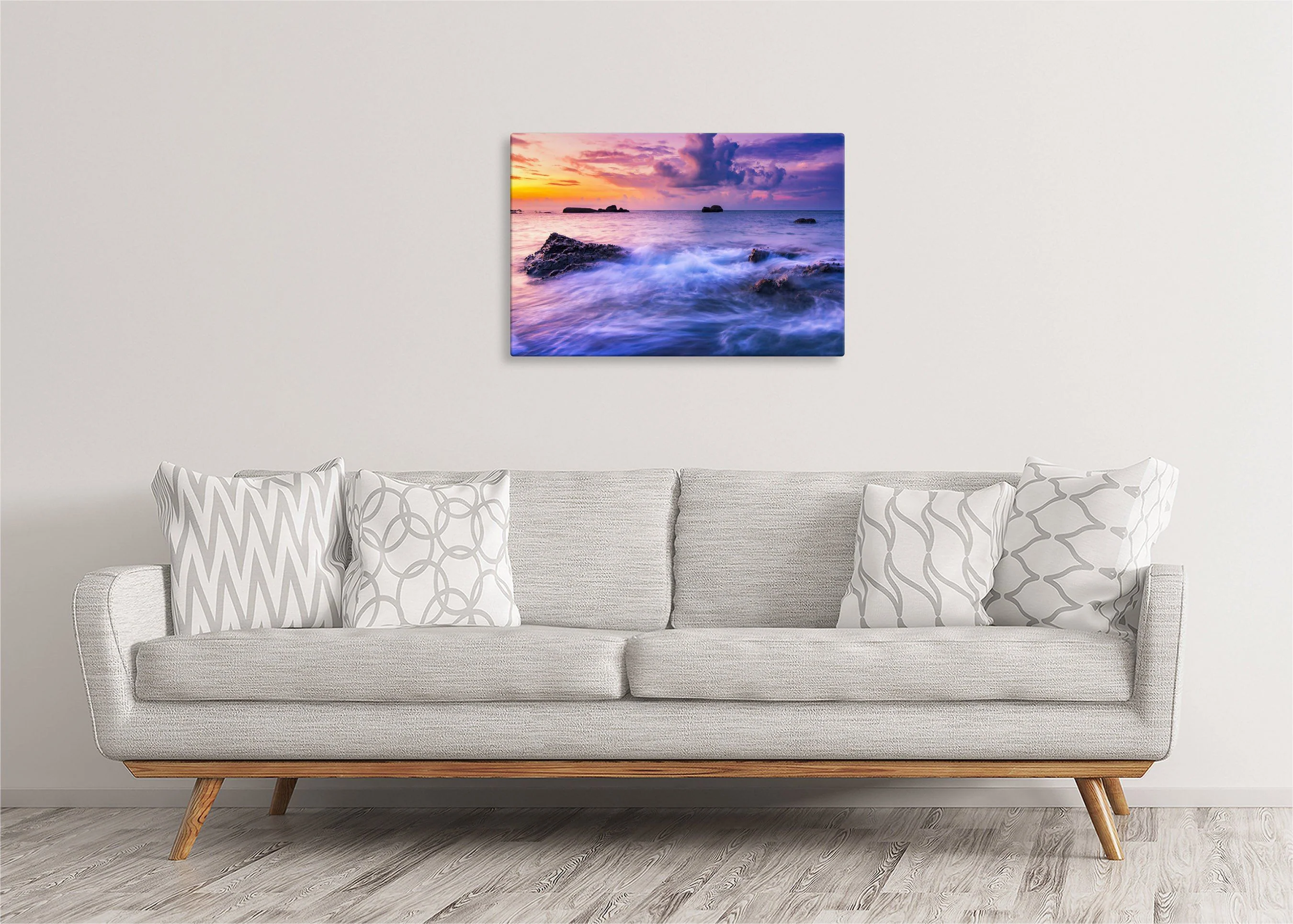 Coastal Sunset | Gallery Wrap Wall Canvas - Image 4