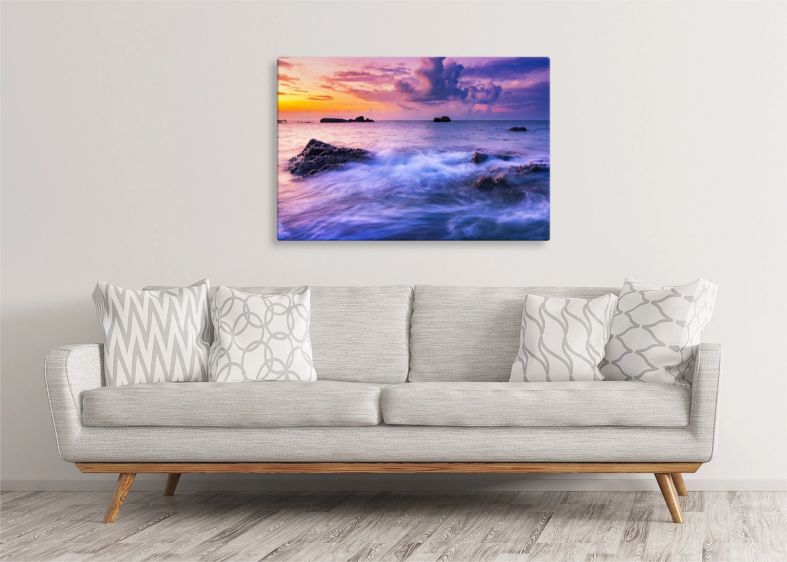 Coastal Sunset | Gallery Wrap Wall Canvas - Image 5