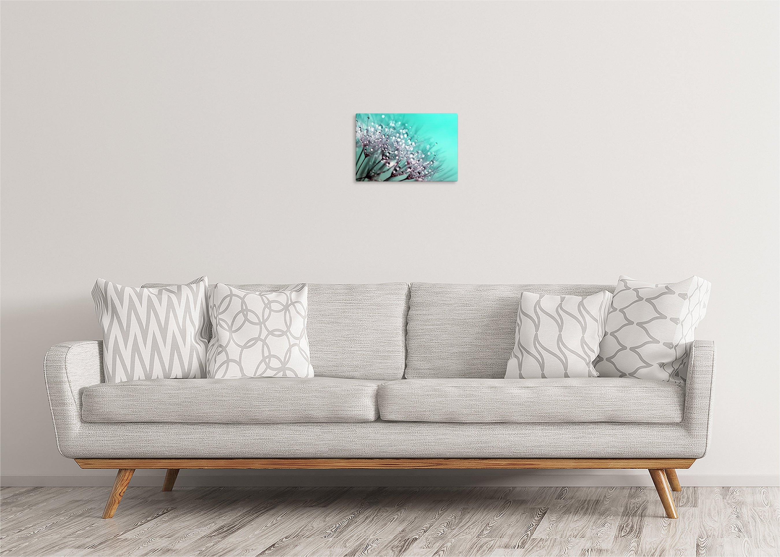 Dandelion with Droplets | Gallery Wrap Wall Canvas - Image 2