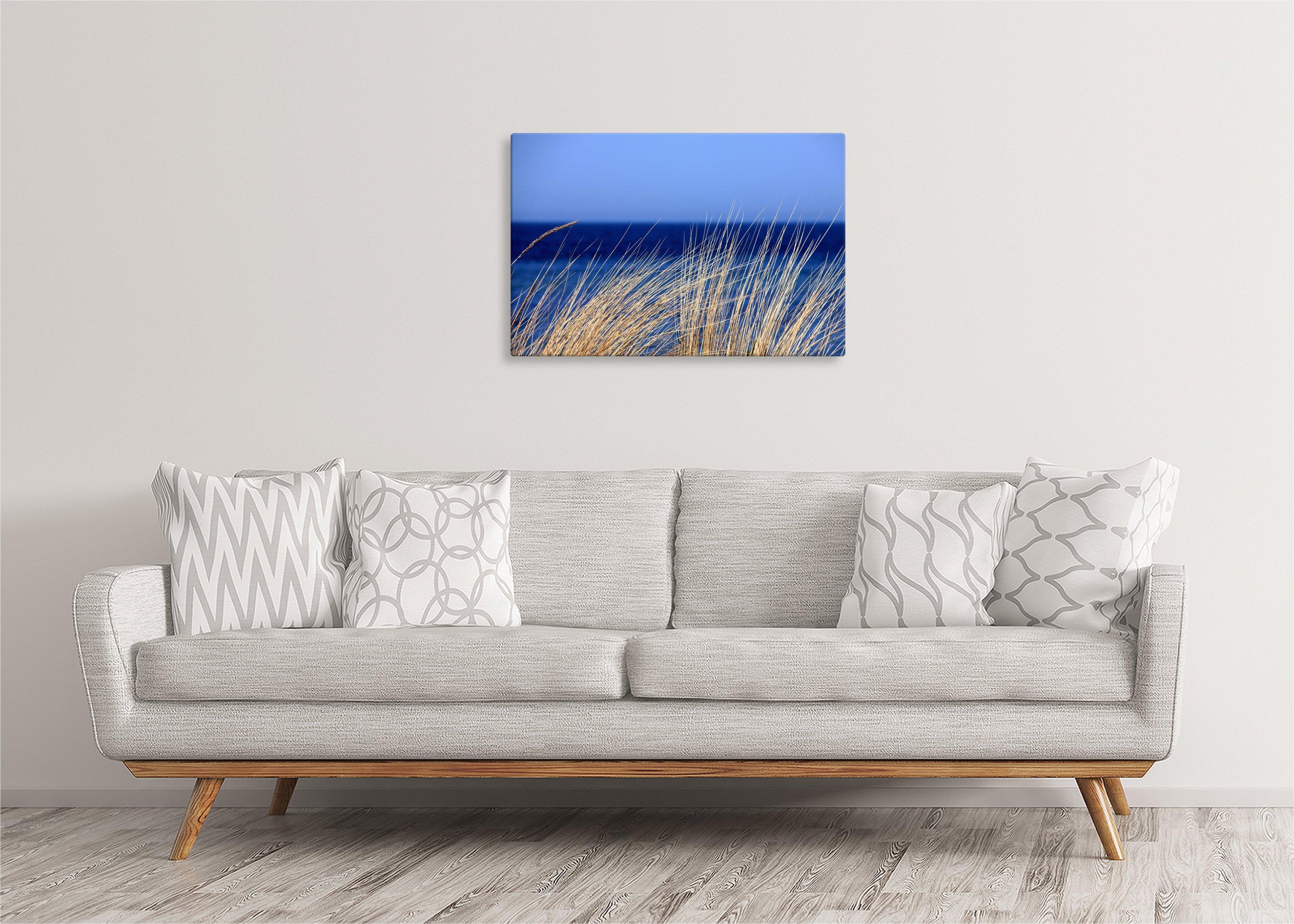 Grass by the Sea | Gallery Wrap Wall Canvas - Image 4