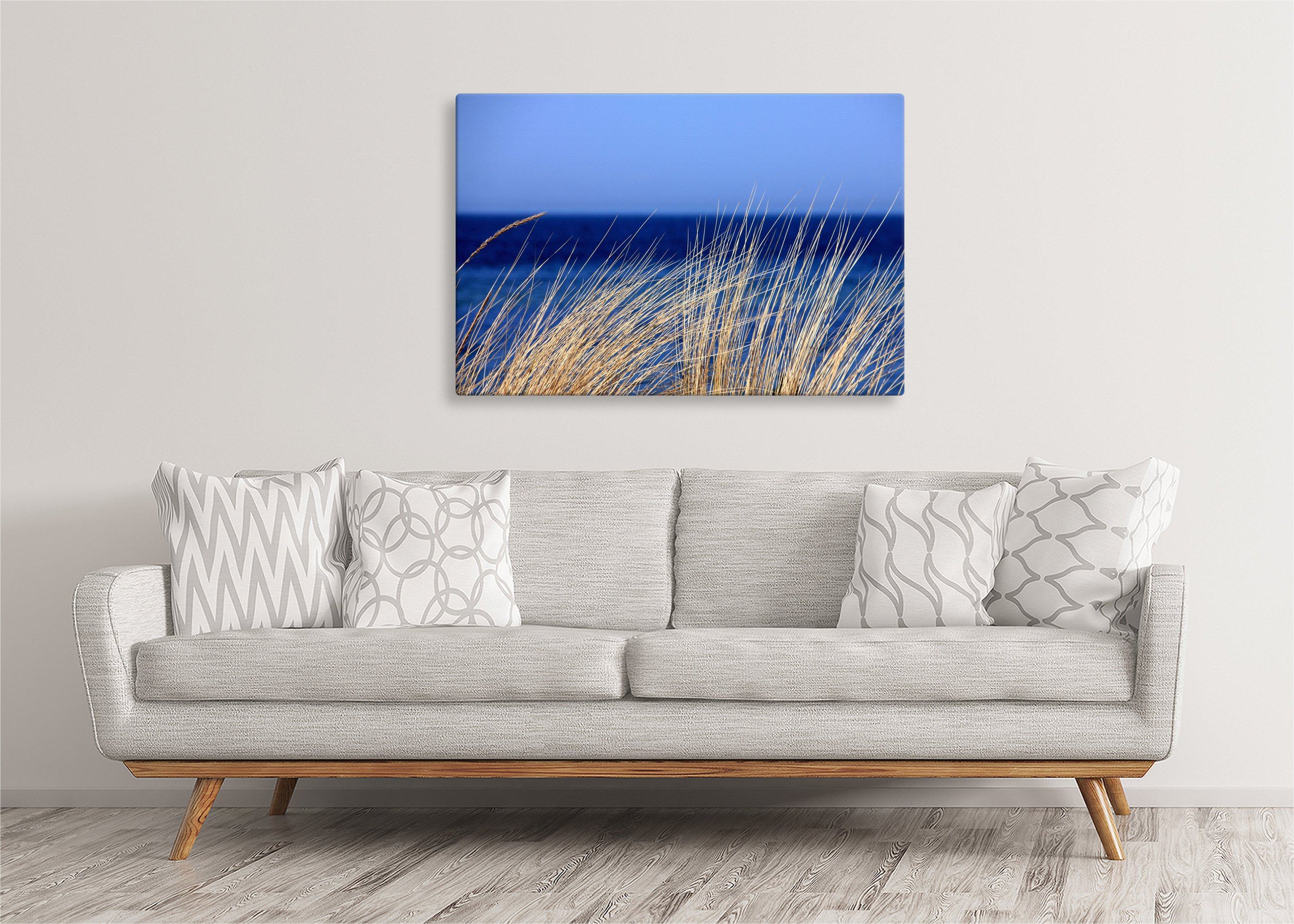 Grass by the Sea | Gallery Wrap Wall Canvas - Image 5