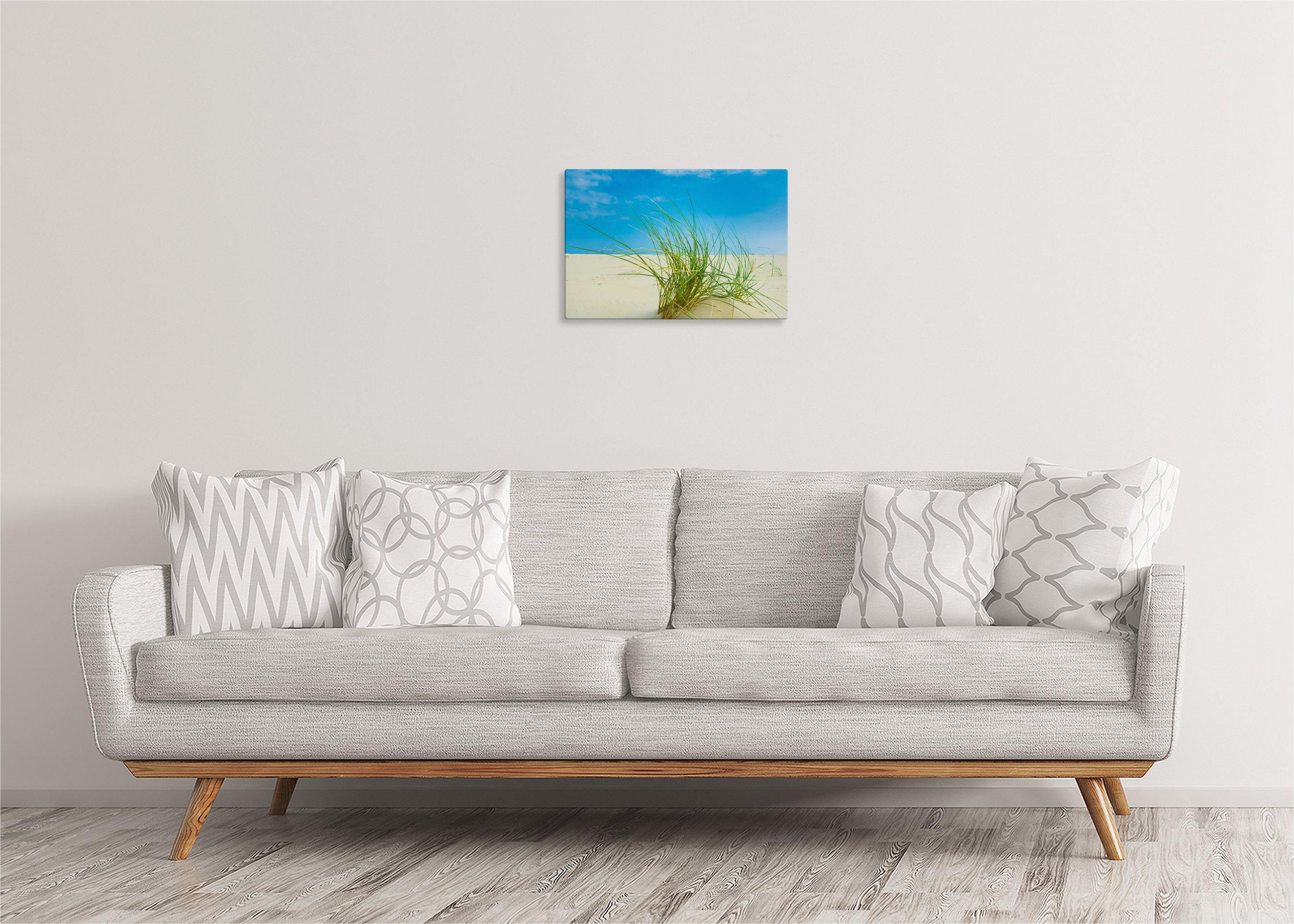 Grass on Beach | Gallery Wrap Wall Canvas - Image 3