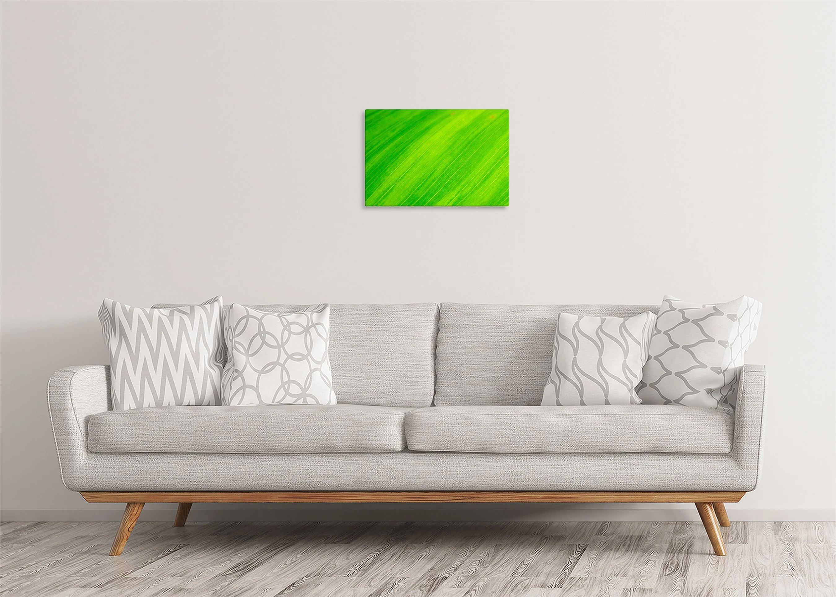 Green Leaf | Gallery Wrap Wall Canvas - Image 3