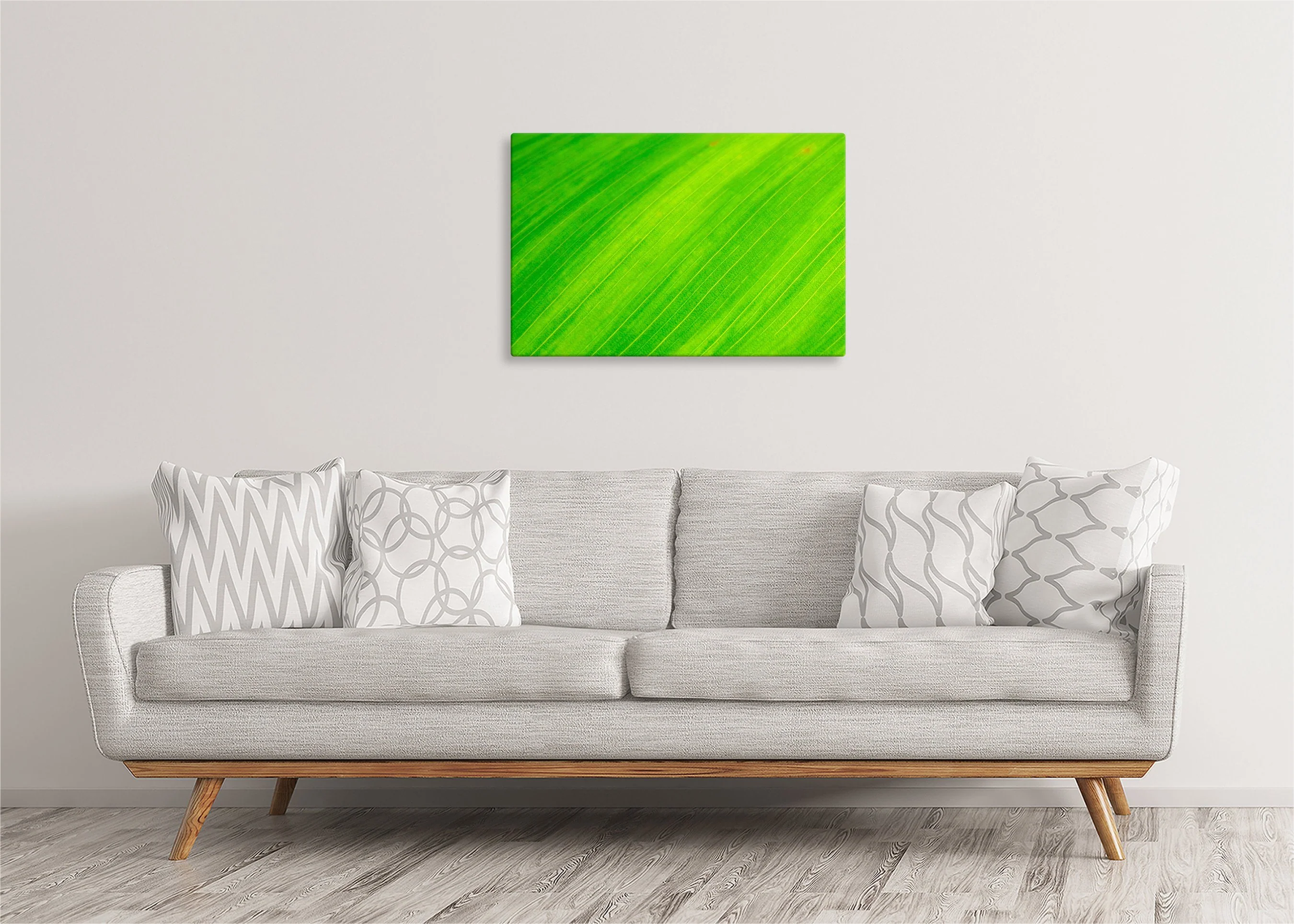 Green Leaf | Gallery Wrap Wall Canvas - Image 4