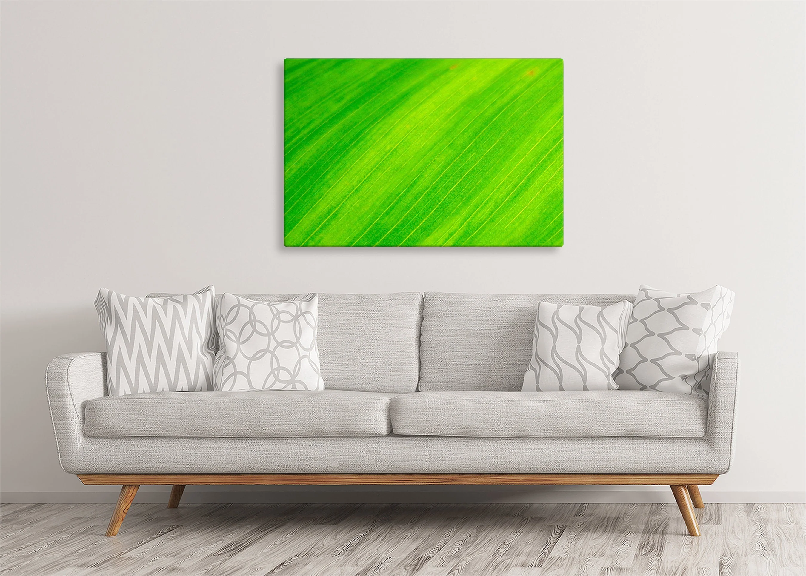 Green Leaf | Gallery Wrap Wall Canvas - Image 5