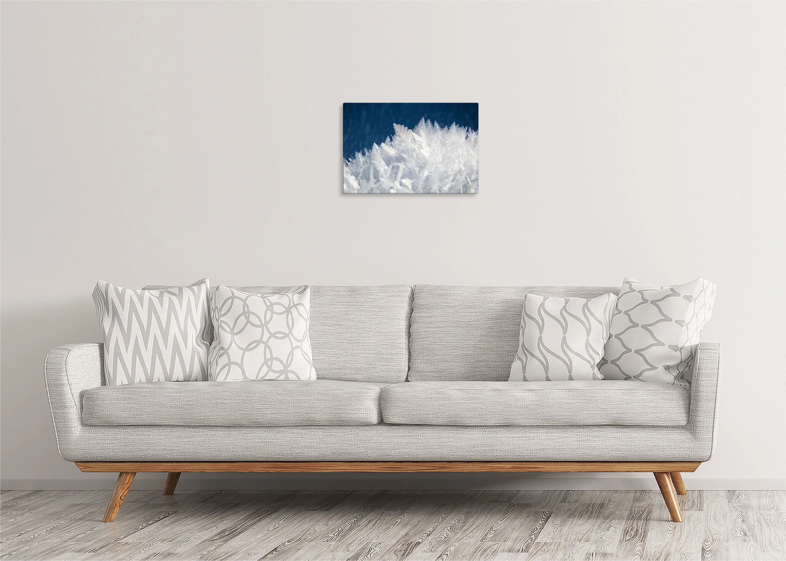 Ice Crystals | Gallery Wrap Wall Canvas - Image 3