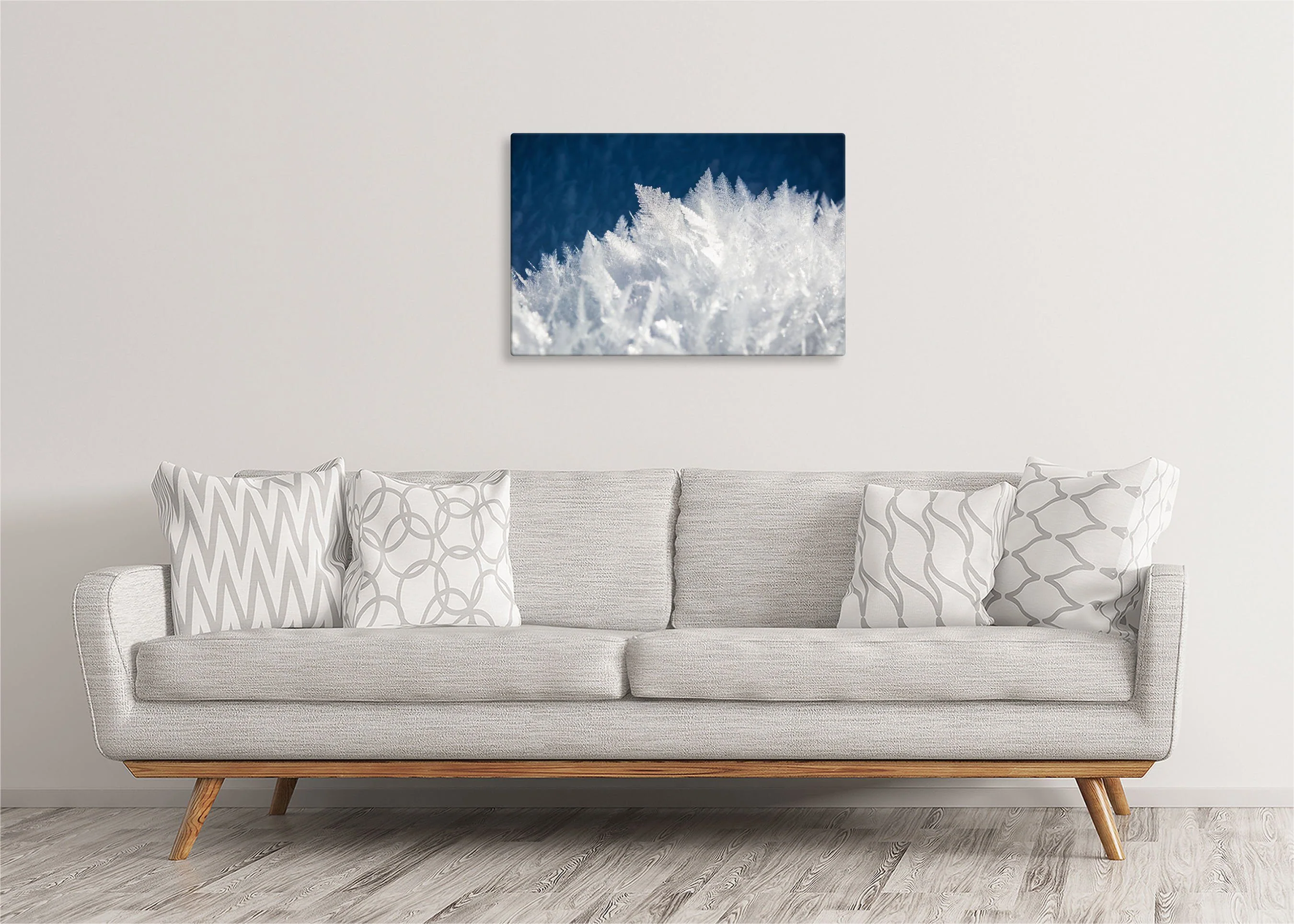 Ice Crystals | Gallery Wrap Wall Canvas - Image 4