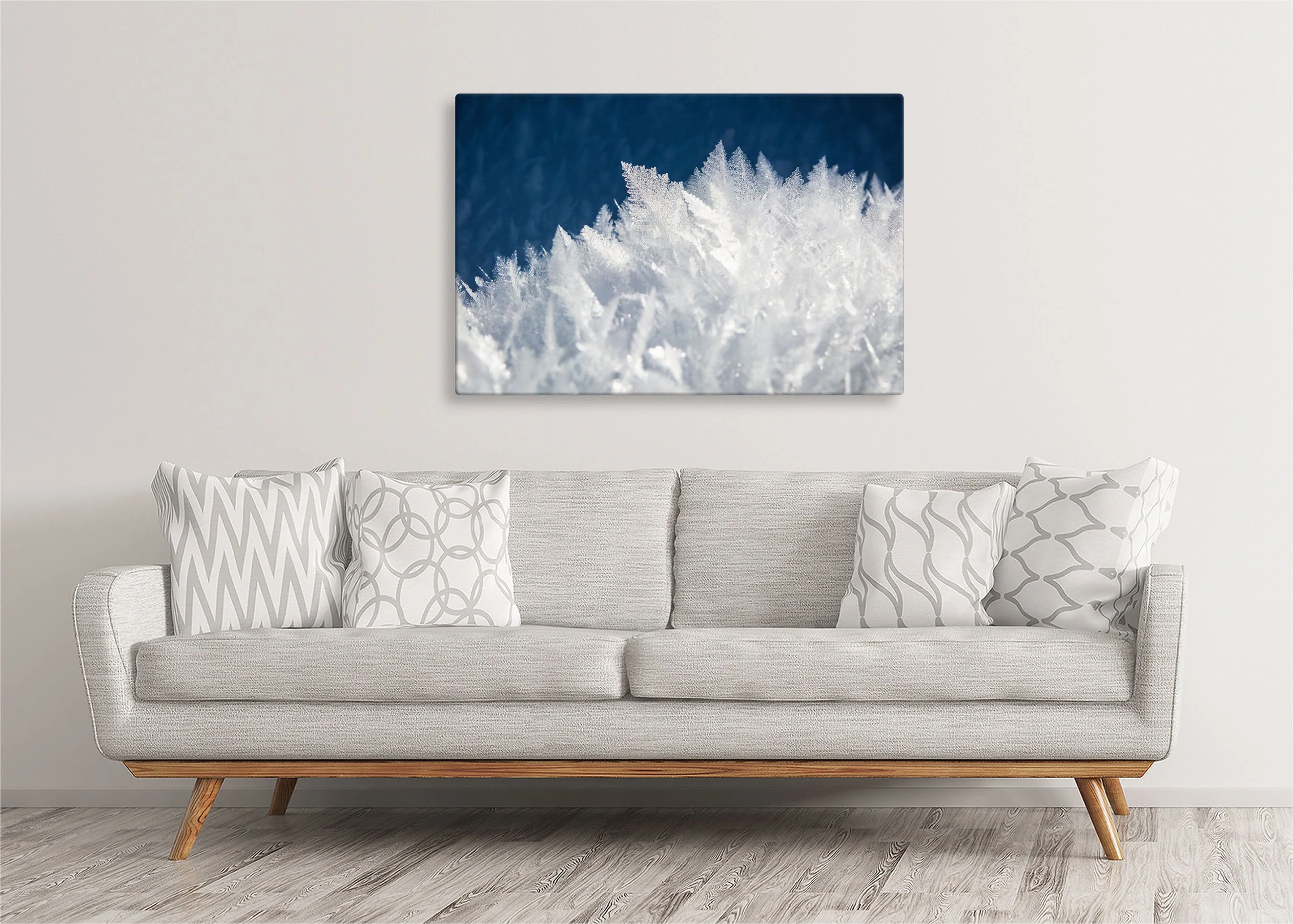 Ice Crystals | Gallery Wrap Wall Canvas - Image 5