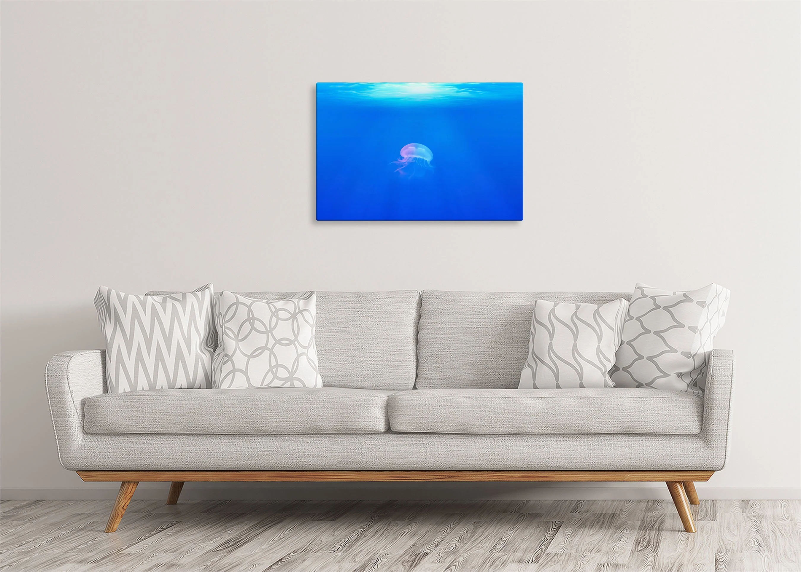 Jellyfish | Gallery Wrap Wall Canvas - Image 4