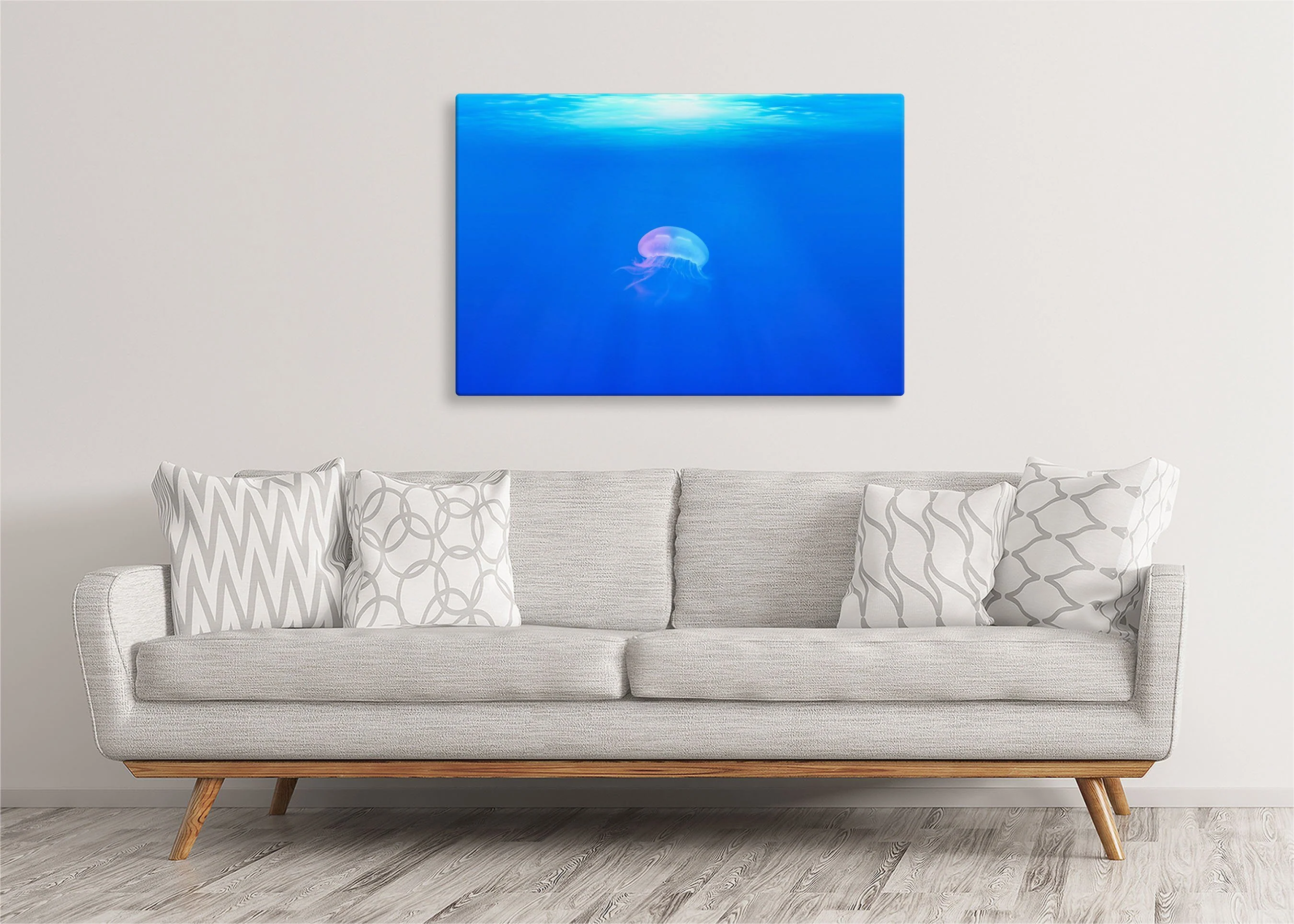 Jellyfish | Gallery Wrap Wall Canvas - Image 5