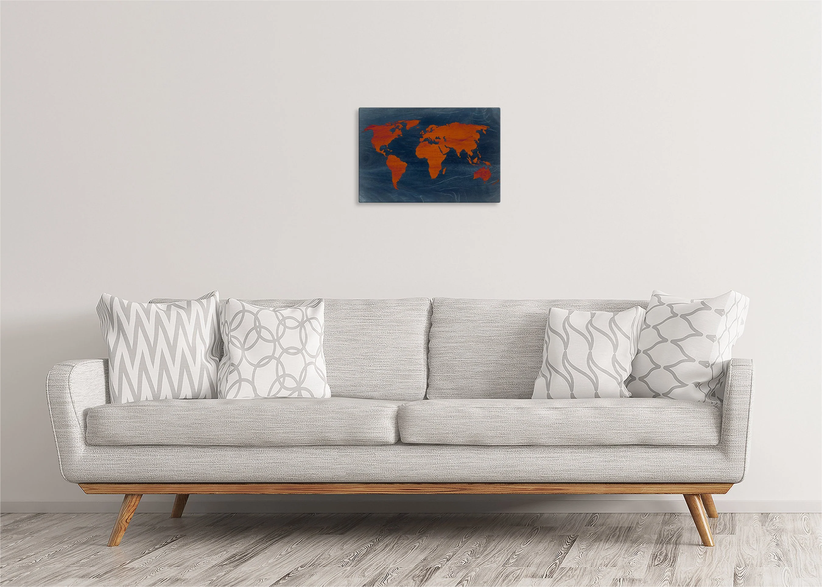 Map | Gallery Wrap Wall Canvas - Image 3