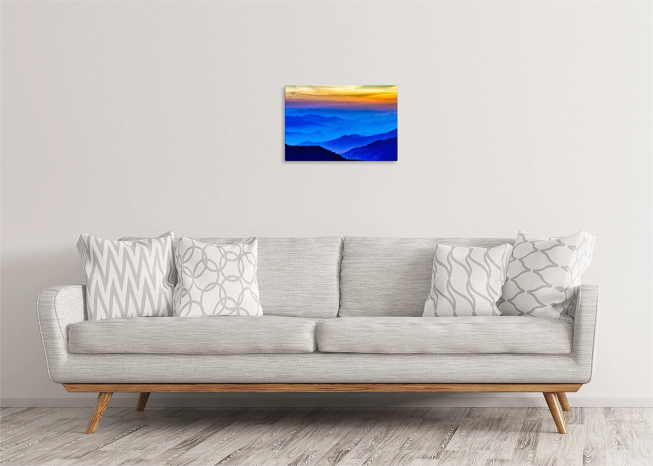 Mountains at Dusk | Gallery Wrap Wall Canvas - Image 3