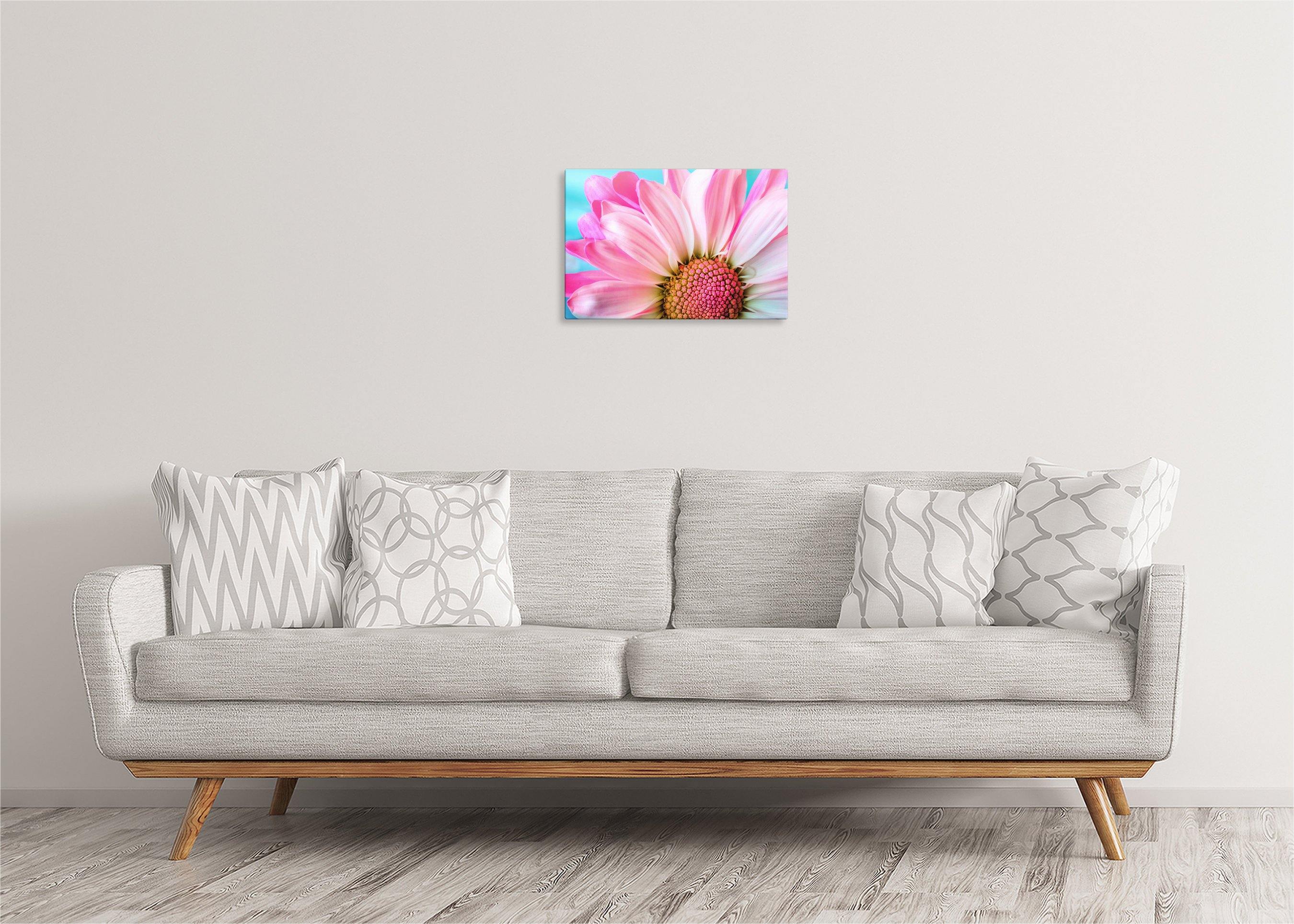 Pink Daisy | Gallery Wrap Wall Canvas - Image 3