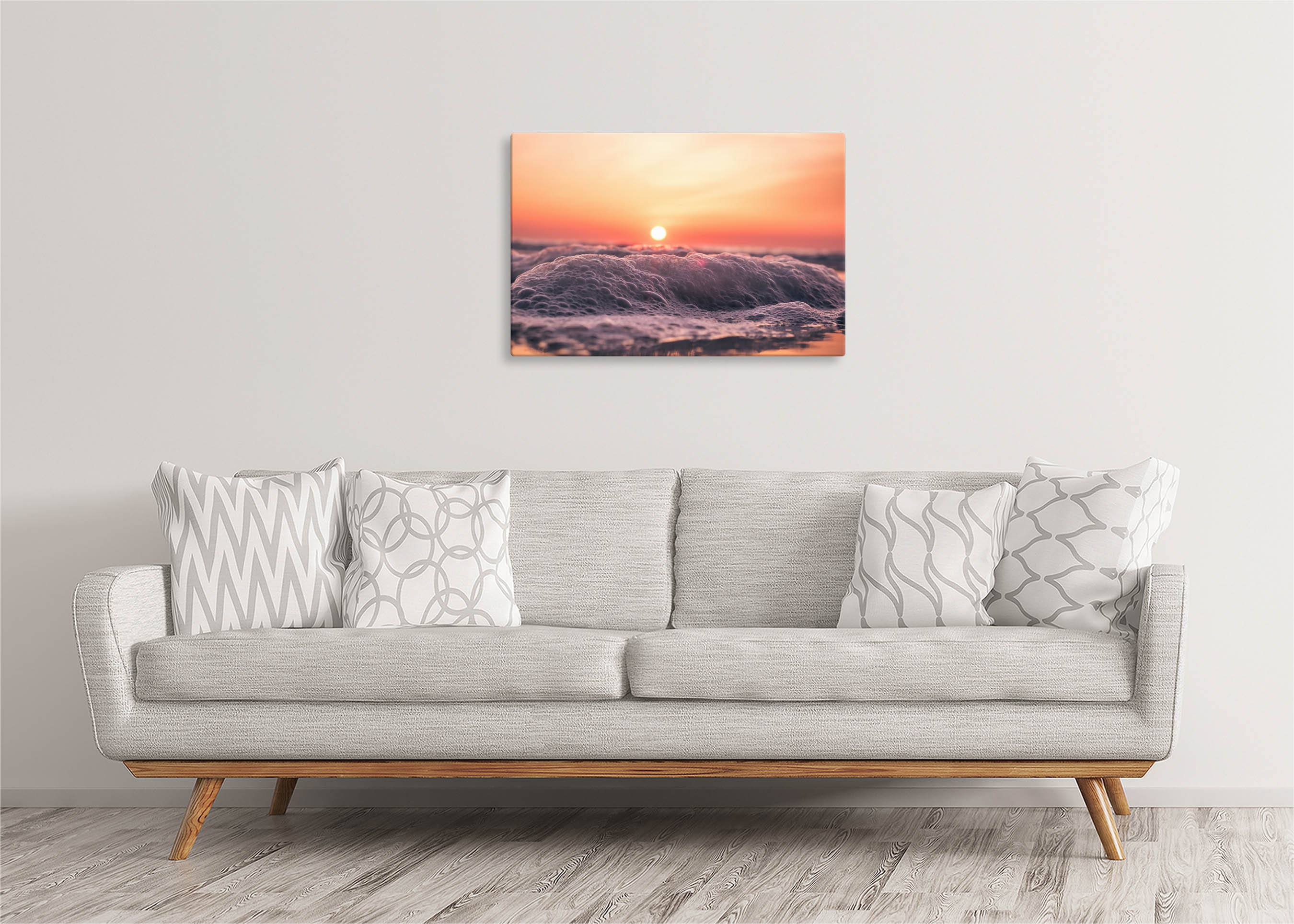 Sunrise Foam | Gallery Wrap Wall Canvas - Image 4