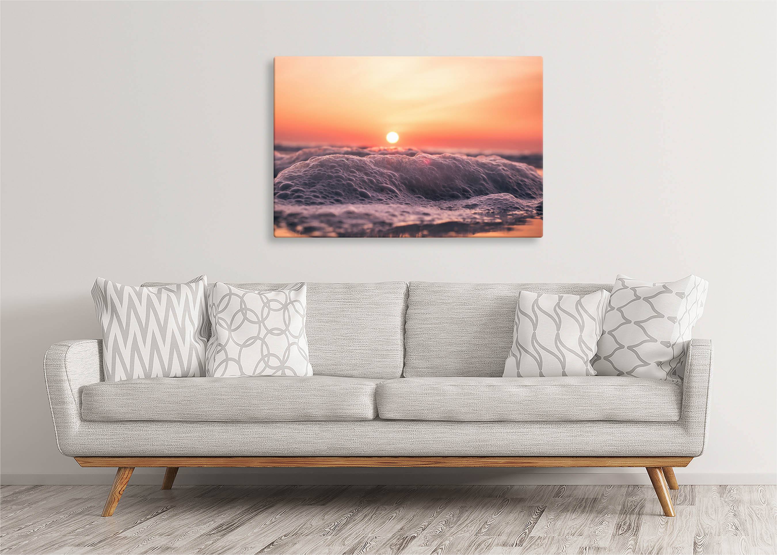 Sunrise Foam | Gallery Wrap Wall Canvas - Image 5